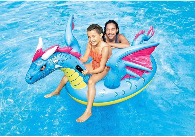 Intex drakeneiland 201 x 191 cm - Zwemplezier