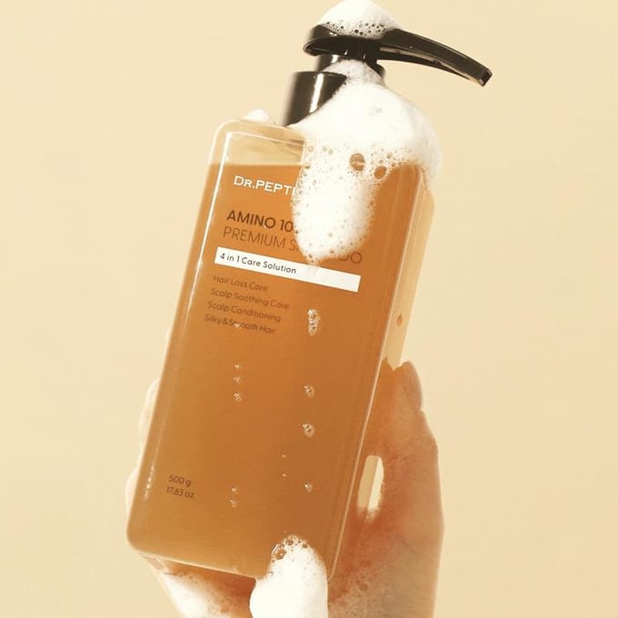 [Dr.PEPTI] Amino 100K Premium Shampoo 500g orange
