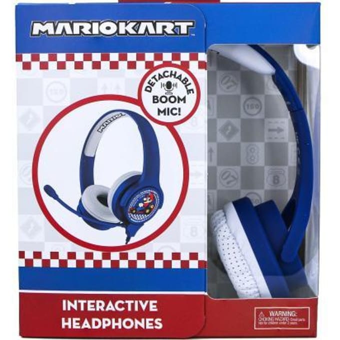 Super Mario - koptelefoon - afneembare microfoon - volumebegrenzing - verstelbaar