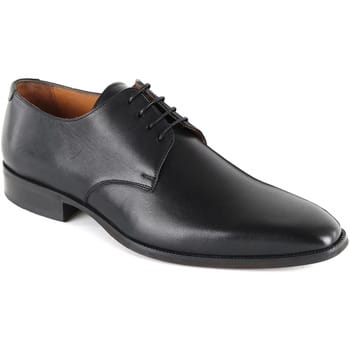 Suitable Leren Derby Herenschoen Zwart - Maat 41 - Heren - Nette schoen