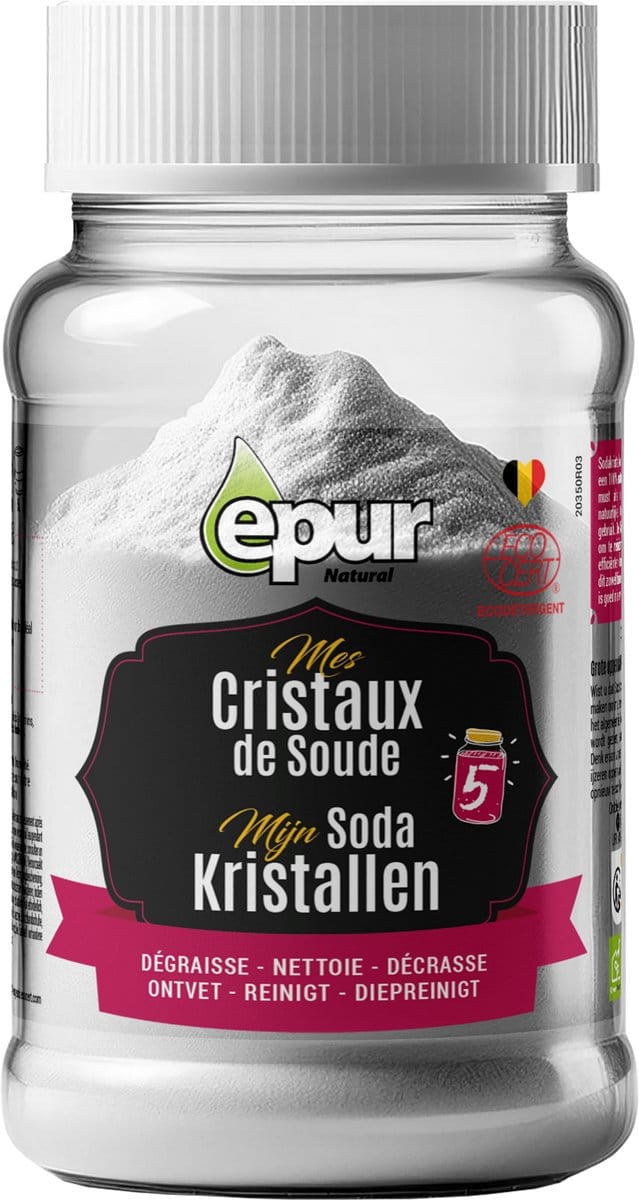Epur Soda Kristallen - Reinigen en ontvetten - 480 gr - Prijs per stuk