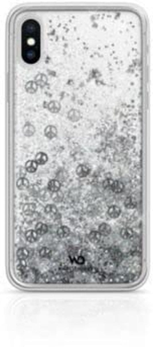 White Diamonds Sparkle mobiele telefoon behuizingen 14,7 cm (5.8") Hoes Zilver, Transparant