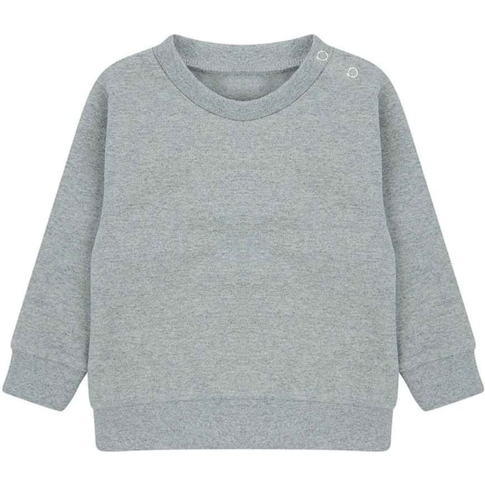 Larkwood Effen Duurzaam Sweatshirt Kinderen/Kinderen (Heide Grijs)