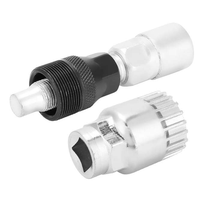 Cranktrekker Bottom Bracket Verwijderaar Stalen Reparatiegereedschap Set voor Fiets Bike black