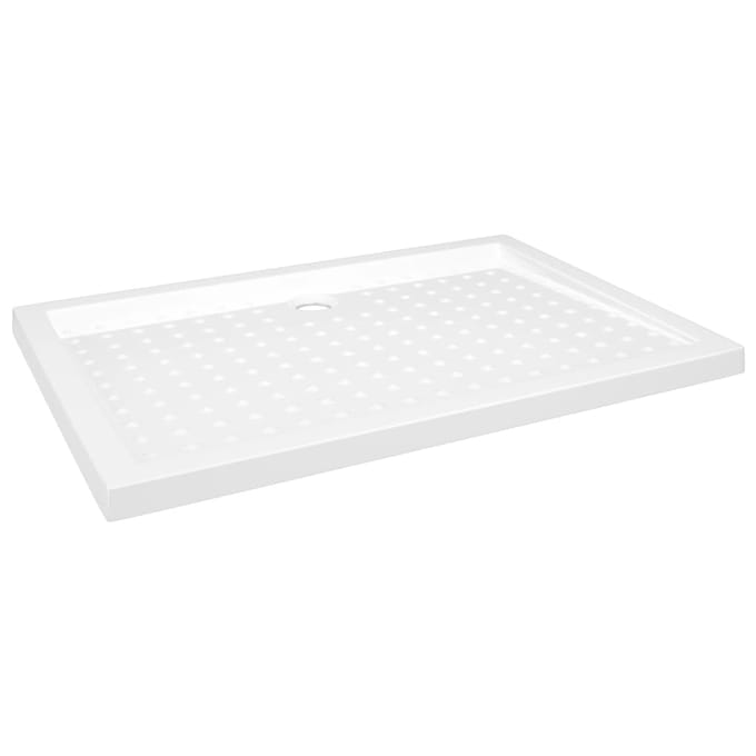 Vidaxl Receveur de Douche Avec Reliefs, Blanc, 70X100X4 Cm, ABS