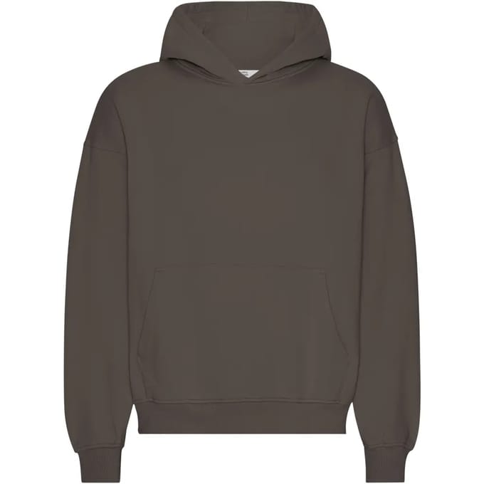 Oversized sweatshirt met capuchon Colorful Standard Organic Coffee Brown