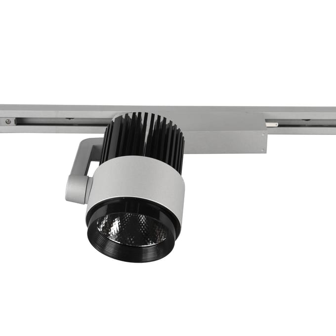 Trio Lighting LED railspot Radiator voor DUOline, titaan mat, CCT