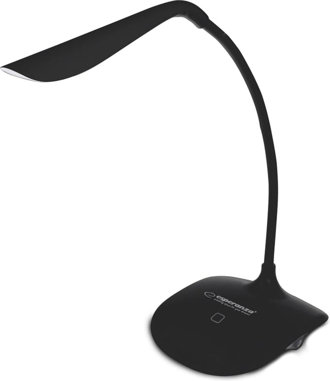 Esperanza ''Acrux'' Compacte bureaulamp met flexibele arm - Zwart