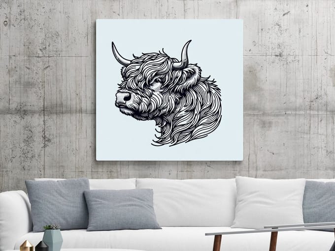 Kunstprint | Wanddecoratie | Dibond | 100 × 100 cm