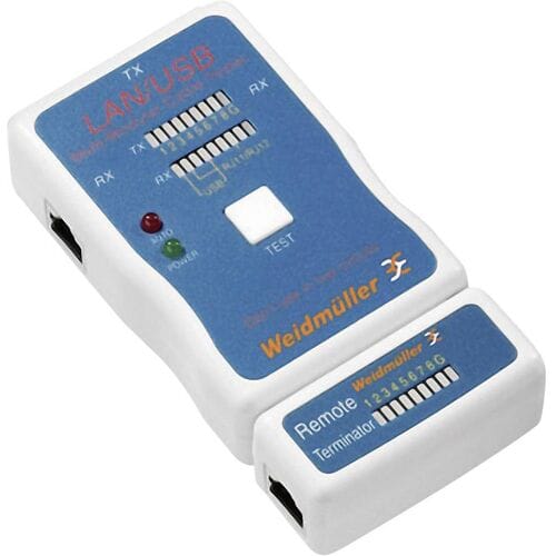 Weidmüller 9205400000 LAN USB TESTER Meetbereik: Netwerk Geschikt voor: LAN, USB