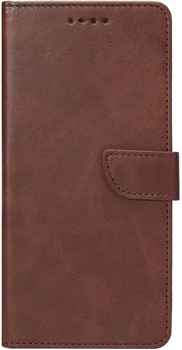 Rixus Bookcase For Apple iPhone 16 Pro Brown
