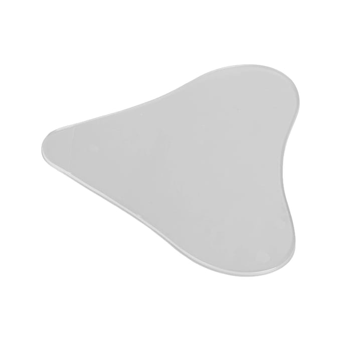 Siliconen Borstrimpel Pad Transparant Driehoek Vorm Herbruikbaar Wasbaar Borst Rimpel Preventie Patch white