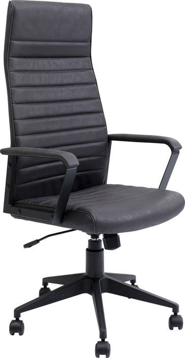 Kare design Bureaustoel Labora Hoog Zwart