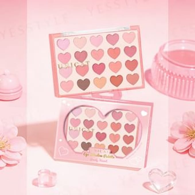 UNICAT - Lovely Heart Eye Shadow Palette Peach Blossom 1 pc