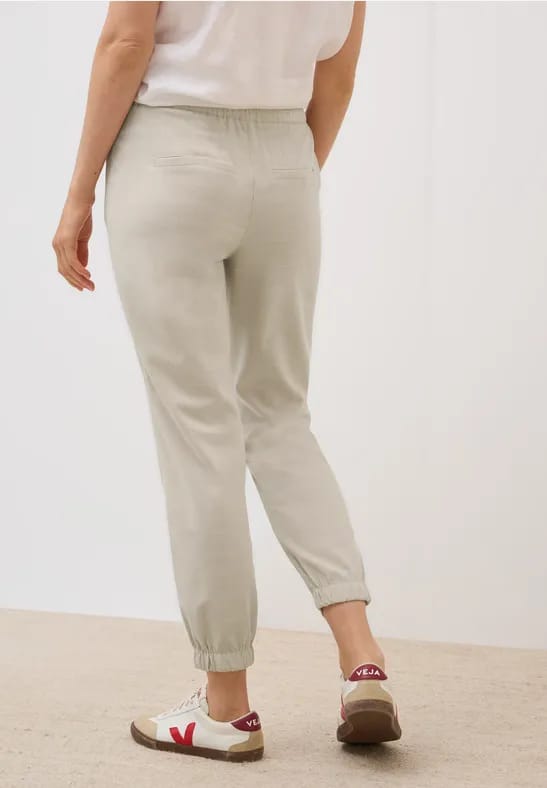 Loose Fit gemêleerde broek
