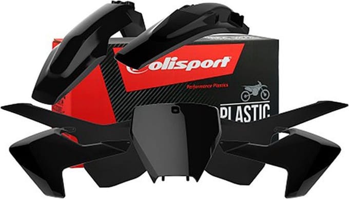 Polisport Mx Husqvarna Tc/fc 16-18 Plastic Set Zwart
