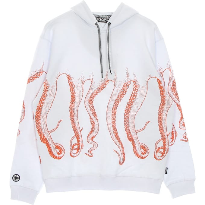 Lichtgewicht sweatshirt met capuchon voor heren Outline Hoodie wit