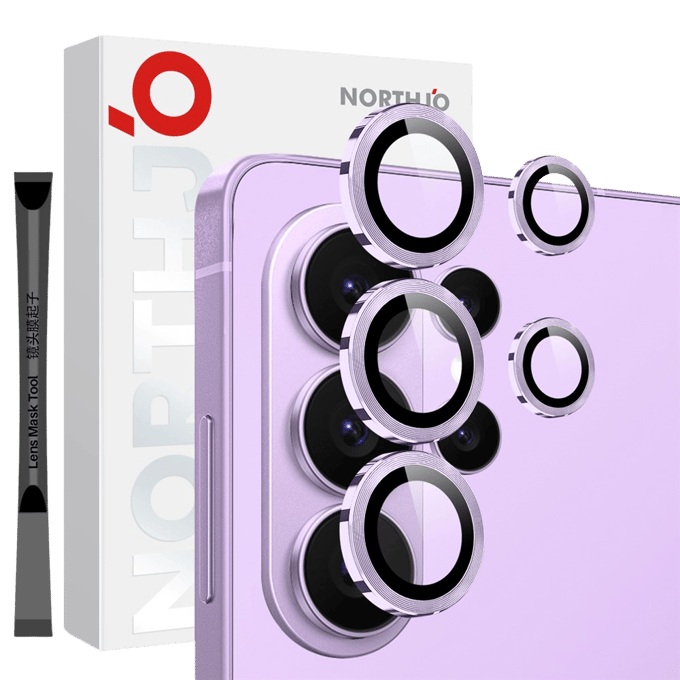 Northjo Samsung Galaxy S26 Ultra Camera Protector Rings Paars