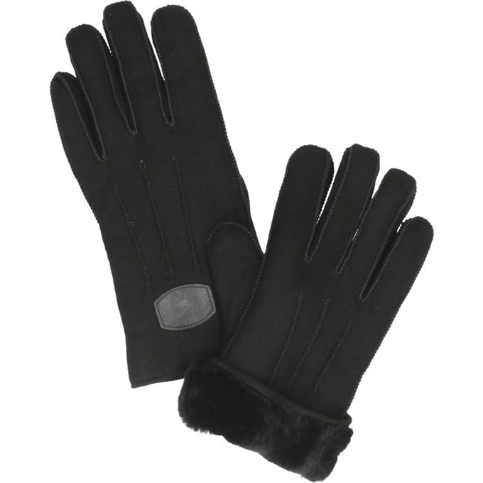 Warmbat - Maat S - Goat Heren Handschoenen - Zwart
