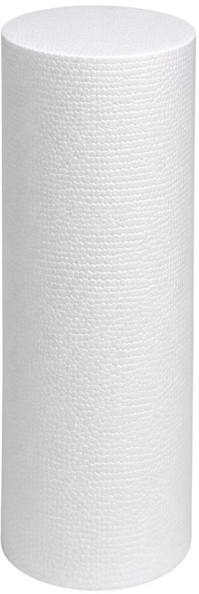 Piepschuim vormen - cilinder - 1x - D15 x L40 cm - styropor hobby / DIY vorm - basis knutselfiguren