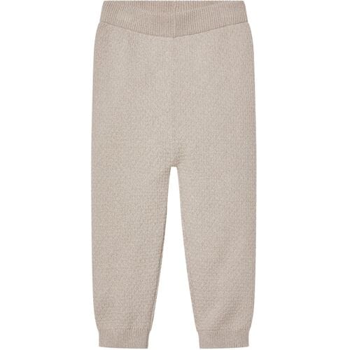 LUPILU Gebreide baby broek (Beige, 62-68)
