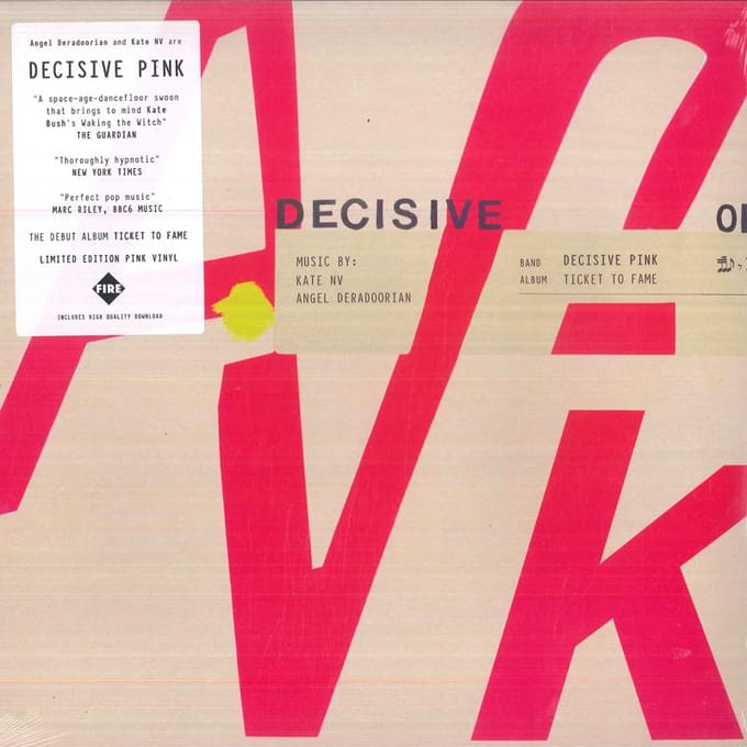Decisive Pink - Ticket To Frame (LP) (Coloured Vinyl)