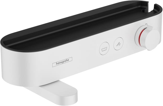 Hansgrohe Pulsify Select badthermotaat met showertablet 40cm mat wit