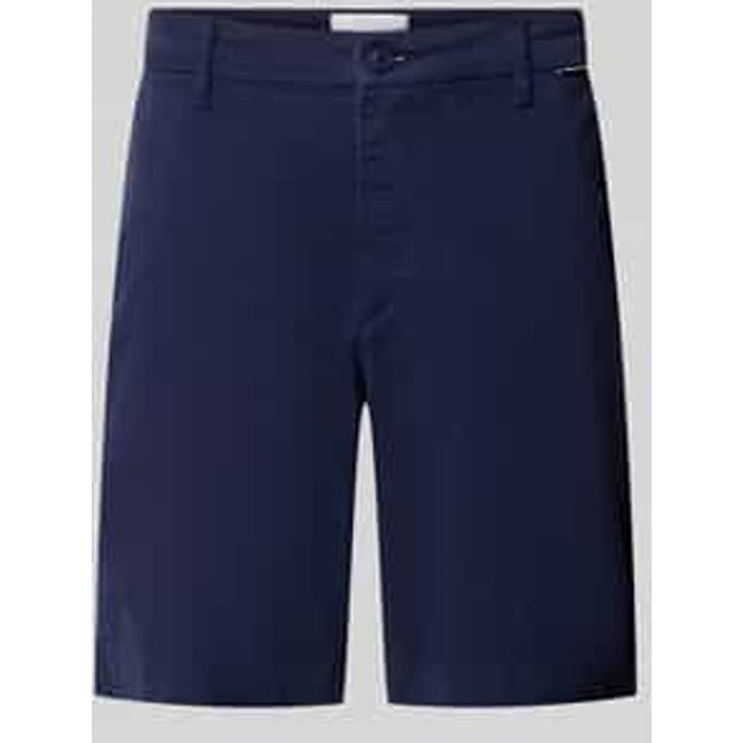 regular fit korte chino van katoenmix model 'CHINO'