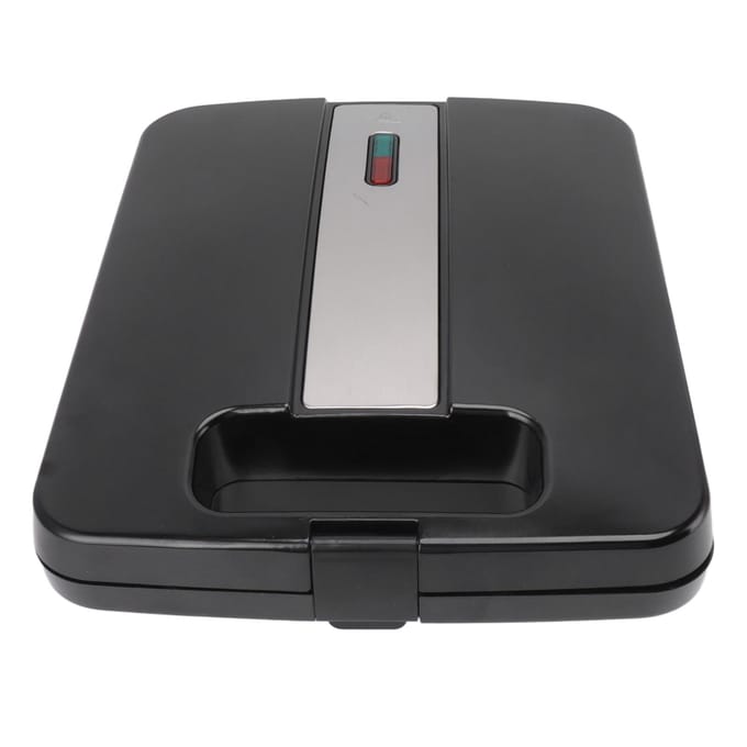 Appareil à Panini Chauffage Double Face Presse à Sandwich pour Cuisine Restaurant L black