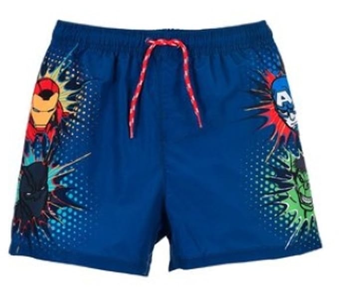 Marvel Avengers - Zwembroek - Maat 128 - Blauw - Zwemboxer
