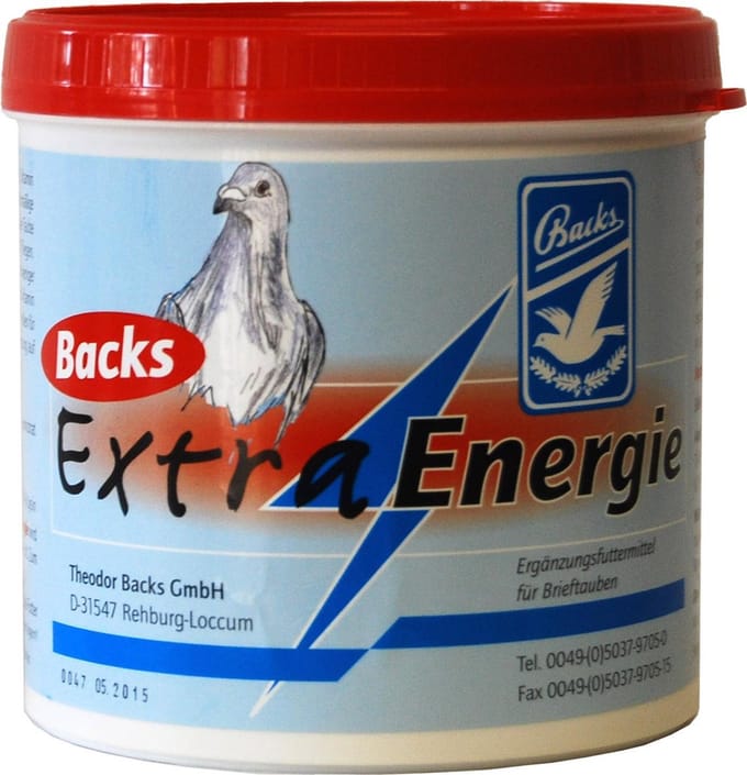 Backs Extra Energie 400g - voor postduiven