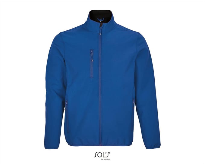 SOL'S Men´s Falcon Zipped Softshell Jacket L03827 - Royal Blue 241 - M