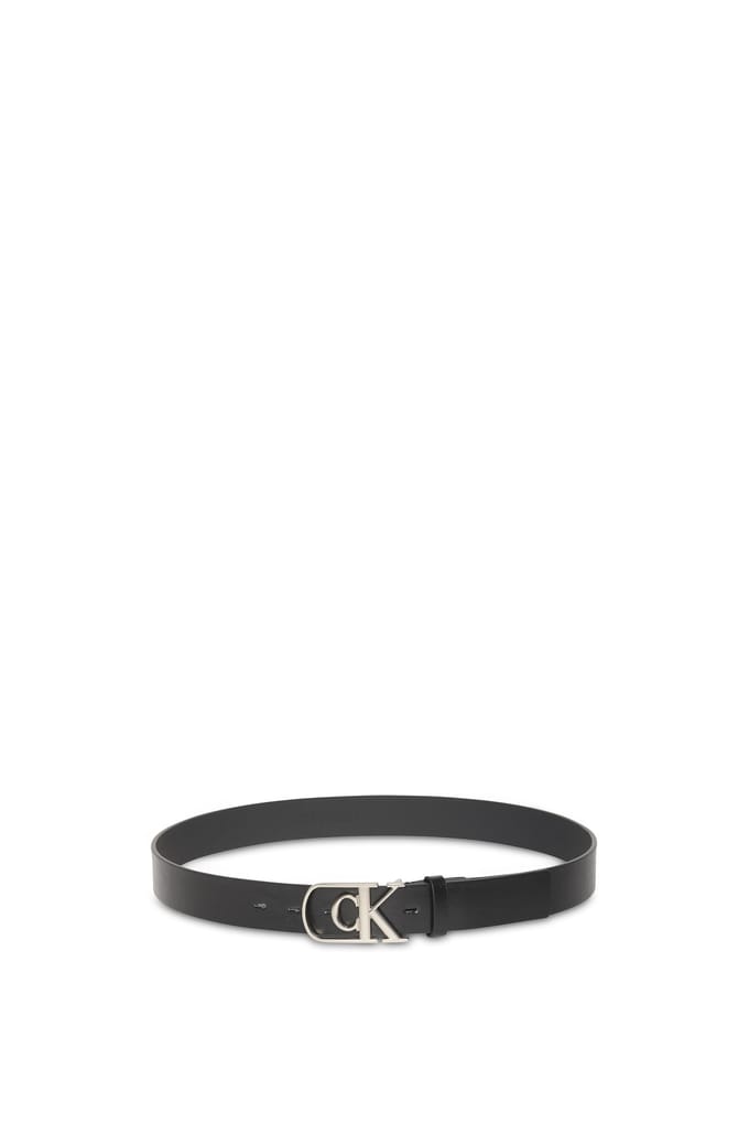 Calvin Klein Curve Monogram Buckle Belt Black Taglia: 95 | Cinture Outlet | Uomo | Nero