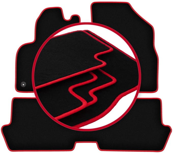CARLUX-RED automatten voor: Peugeot 3008 I minivan (2009-2016)