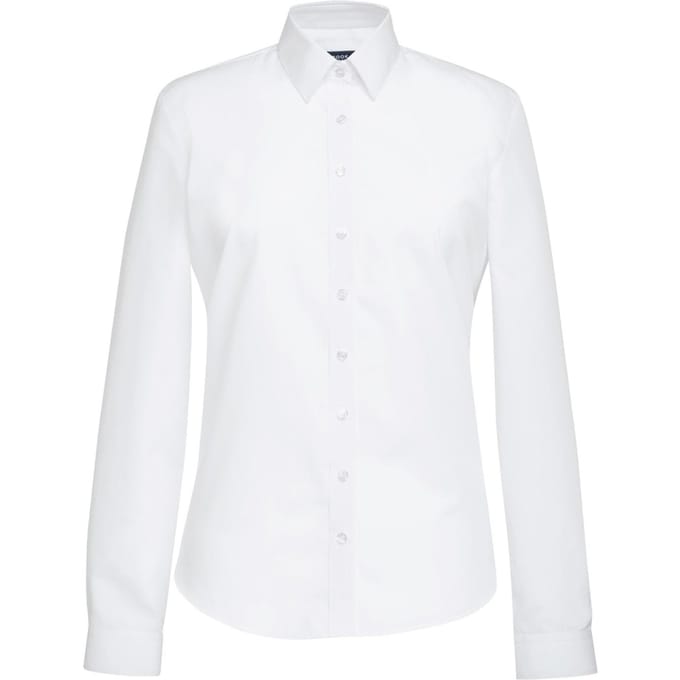 Brook Taverner Dames/Dames Selene Shirt Met Lange Mouwen (Wit)