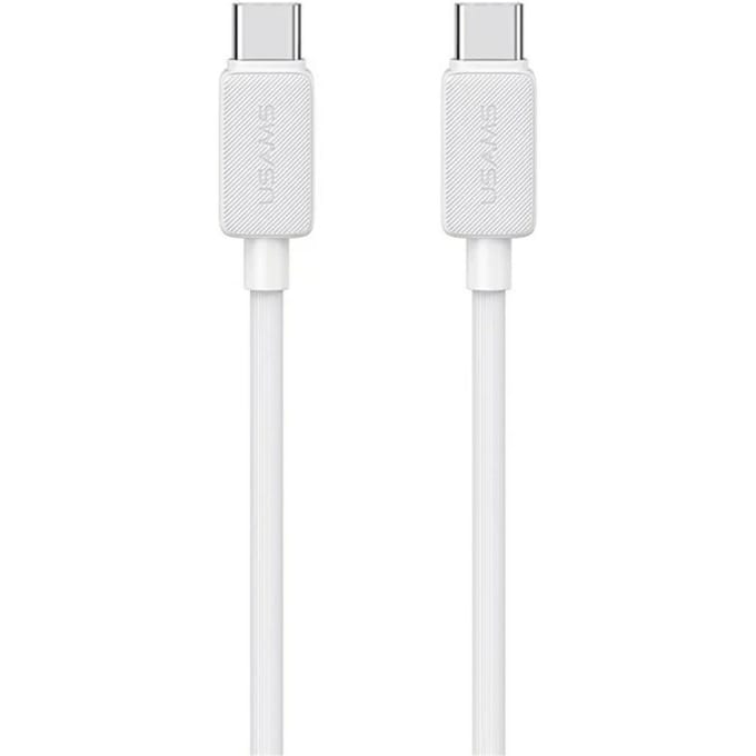 USAMS KY Serie - USB-C naar USB-C Kabel - 1m - 60W - Wit