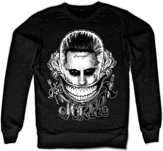DC Comics Suicide Squad - Joker - Damaged Sweater/trui - S - Zwart
