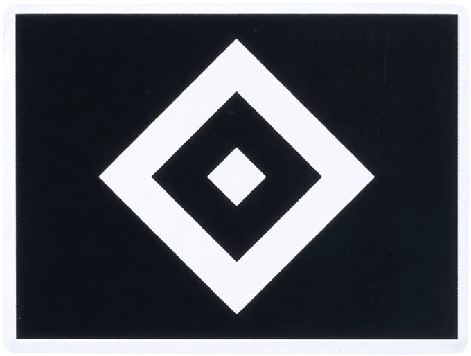 HSV Hamburger SV Autosticker (zwart) Sticker