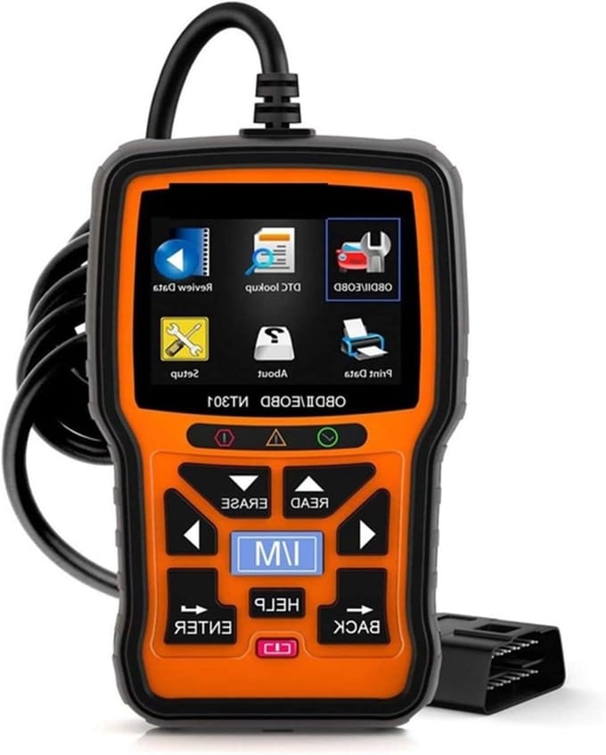 Motor Diagnose Tool - Autoscanner Codelezer - Motorproblemen Lezen - Meertalig Menu - 2.8 Inch Scherm - Zwart