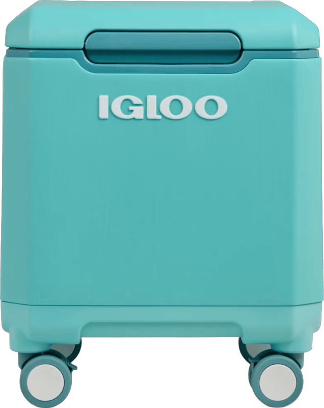 Igloo Tag-A-Long Too Spinner Koelbox - Draaibare wielen - Uitschuifbare handgreep - Lagoon