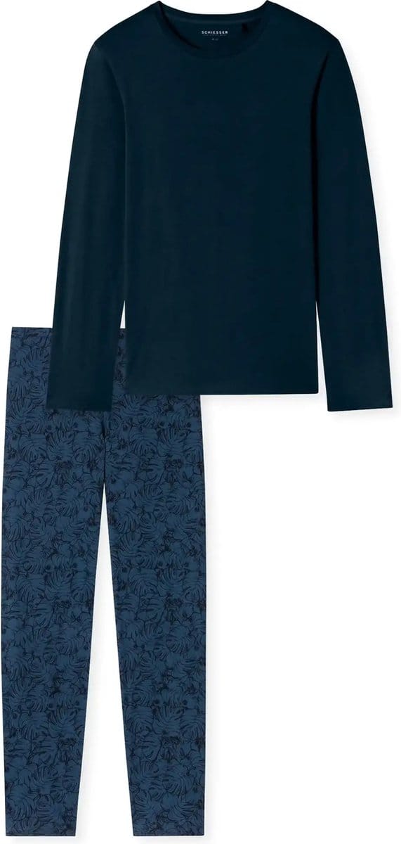 Schiesser – Casual Essentials - Pyjama – 180249 – Admiral - Maat L
