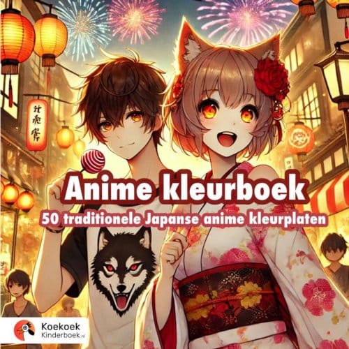 Anime Kleurboek - Koekoek Kinderboek