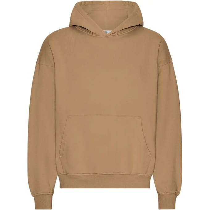 Oversized sweatshirt met capuchon Colorful Standard Organic Sahara Camel