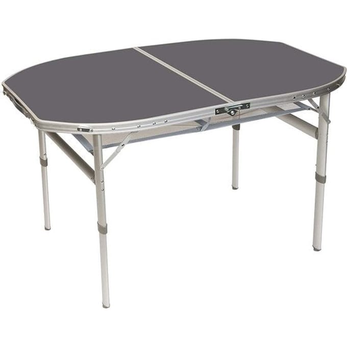 Bo-Camp - Tafel - Ovaal - Koffermodel - 120x80 cm
