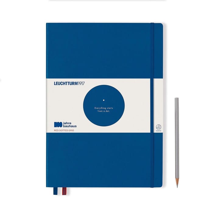 Leuchtturm1917 A5 Medium Special Edition 100 Jaar Bauhaus dotted Royal Blue