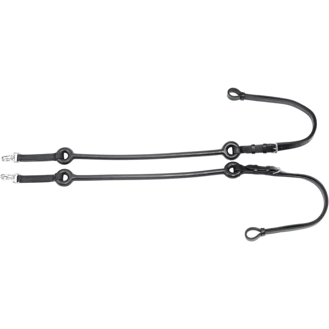 Elastische leren teugels voor paarden Umbria Equitazione