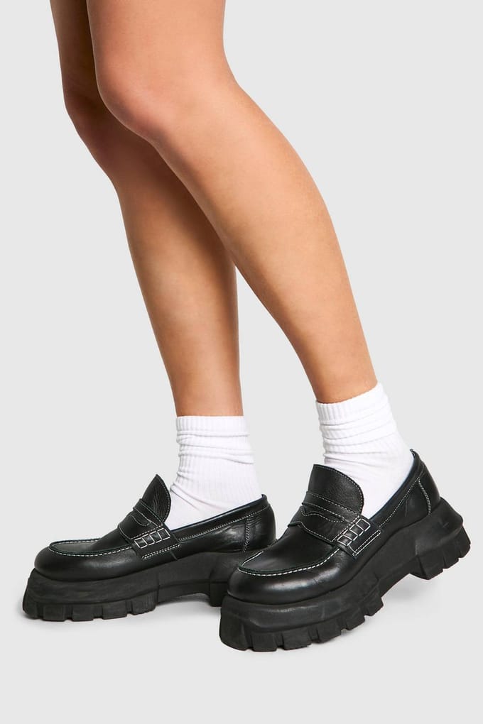 boohoo Dames Plain Sports Socks 3 Pack | White