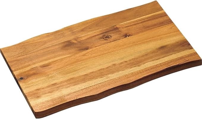 Snij- & Serveerplank Acacia 45 x 27 cm bruin