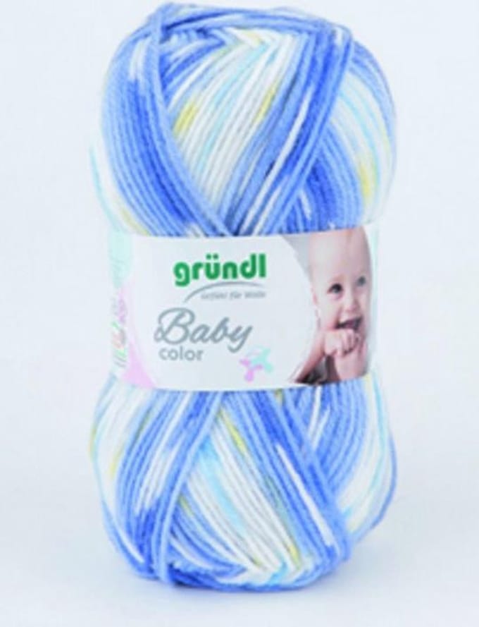 3457-05 Baby Color 10x50 gram blauw multicolor