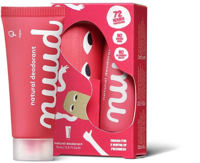 nuud Starter Pack | nieuwe crème | 1 x 15ml | 100% natuurlijke, vegan crème deo
